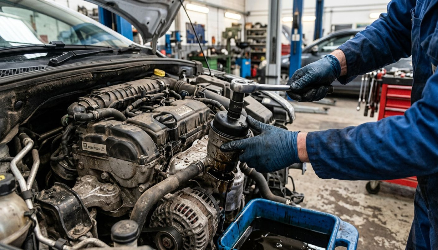 Comment changer l'huile du moteur 1. 2 PureTech 130 vous-même ?