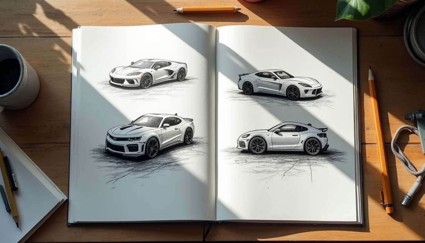 Les étapes clés pour apprendre à dessiner des véhicules réalistes